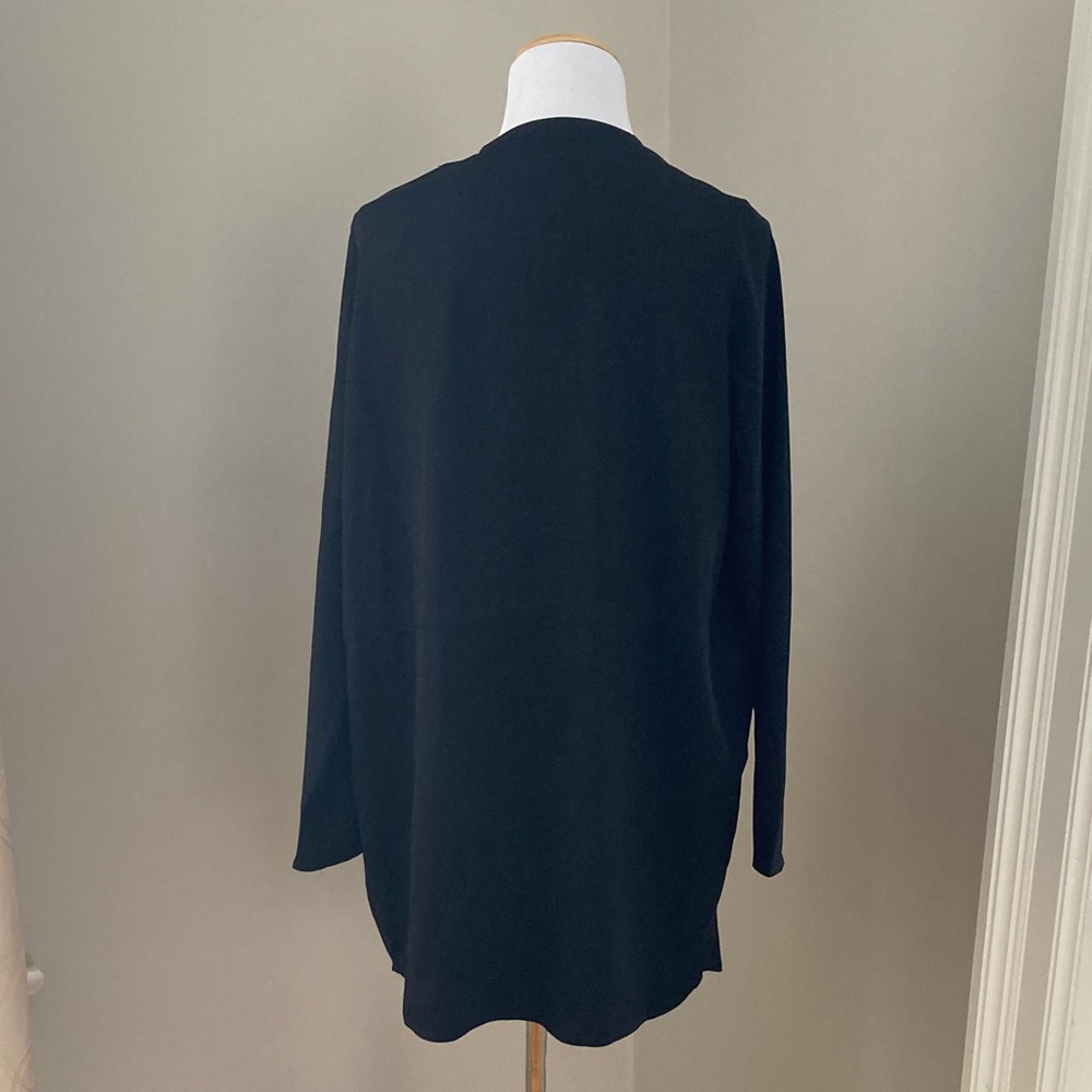 Jacqueline De Yong - Black Open Front Cardigan - Picture 3 of 7